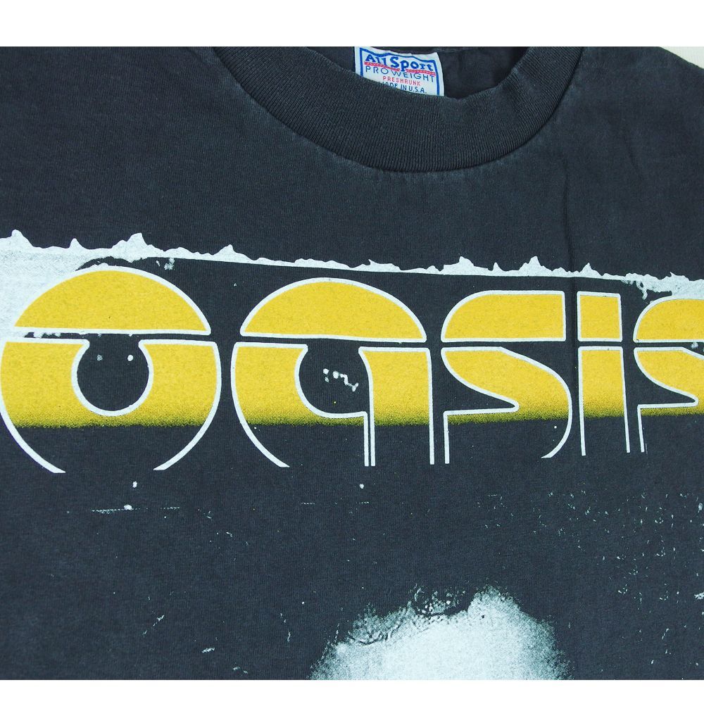 257 oasis オアシス Tシャツ OASIS ブラック Lサイズ 美品 ロック