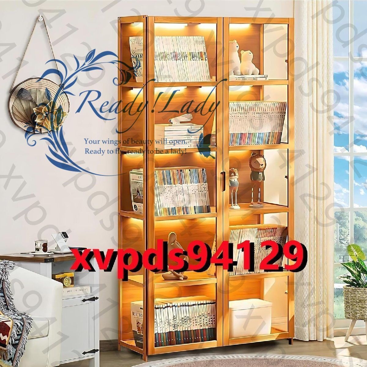 1998 両扉 ガラス ケース 2段 ブラック ガラスケース 2段両扉