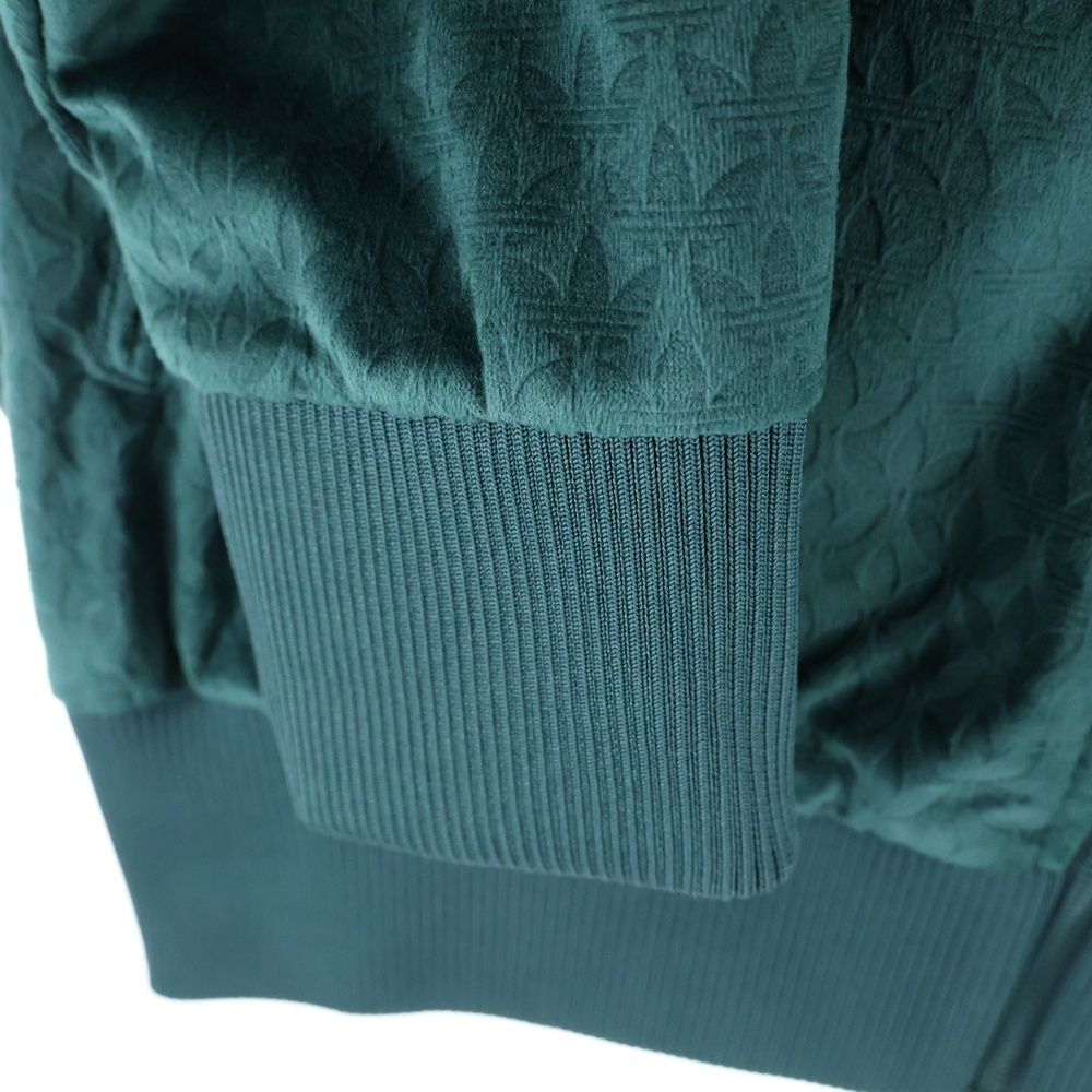 adidas (アディダス) MONO 総柄デザイン ベロアトラックジャケット  