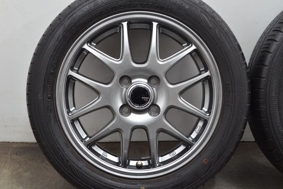割引購入 バリ溝】ZACK 15in 4.5J +45 PCD100 ダンロップ エナセーブ タイヤ・ホイール