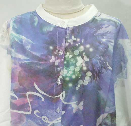 シャツ ブラウス iS ScoLar イズスカラー 花柄 ローン 552244 01)オフ白 Mフリー シャツ ブラウス iS ScoLar イズスカラー 花柄 ローン 552244 01