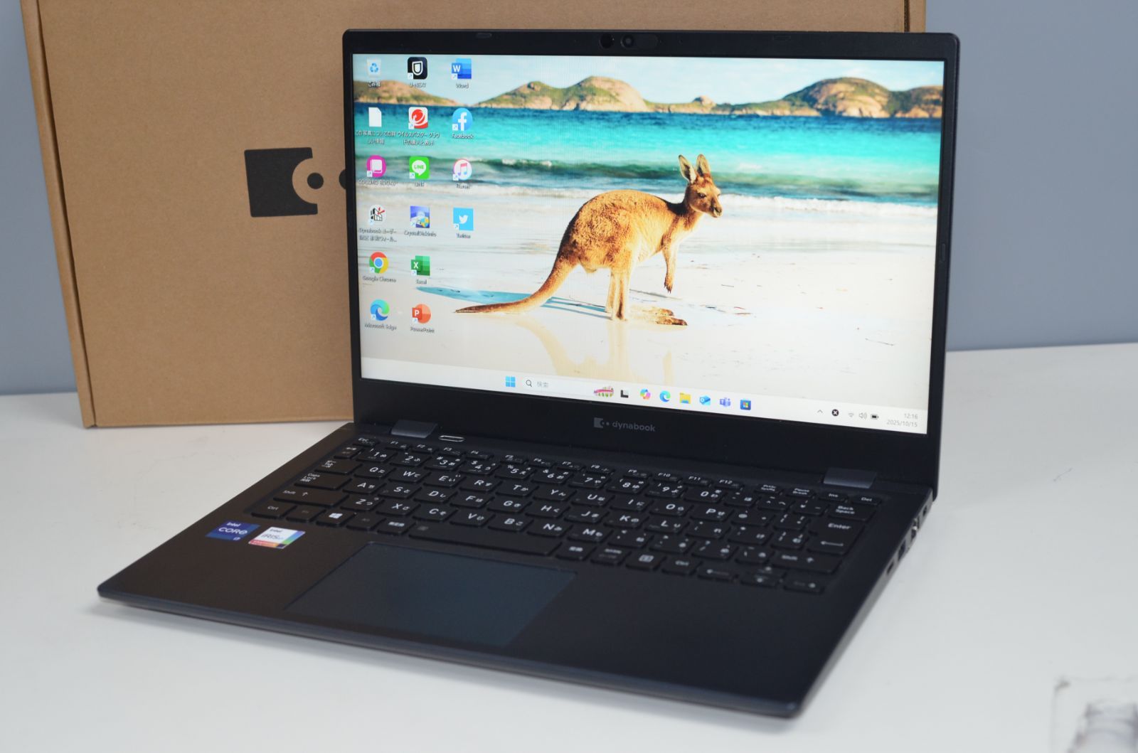 軽量ノートパソコン 東芝 P1-G6PD-BL Windows11 office 爆速SSD512GB 第11世代core i7 メモリ8GB 13.3インチ webカメラ 無線内蔵