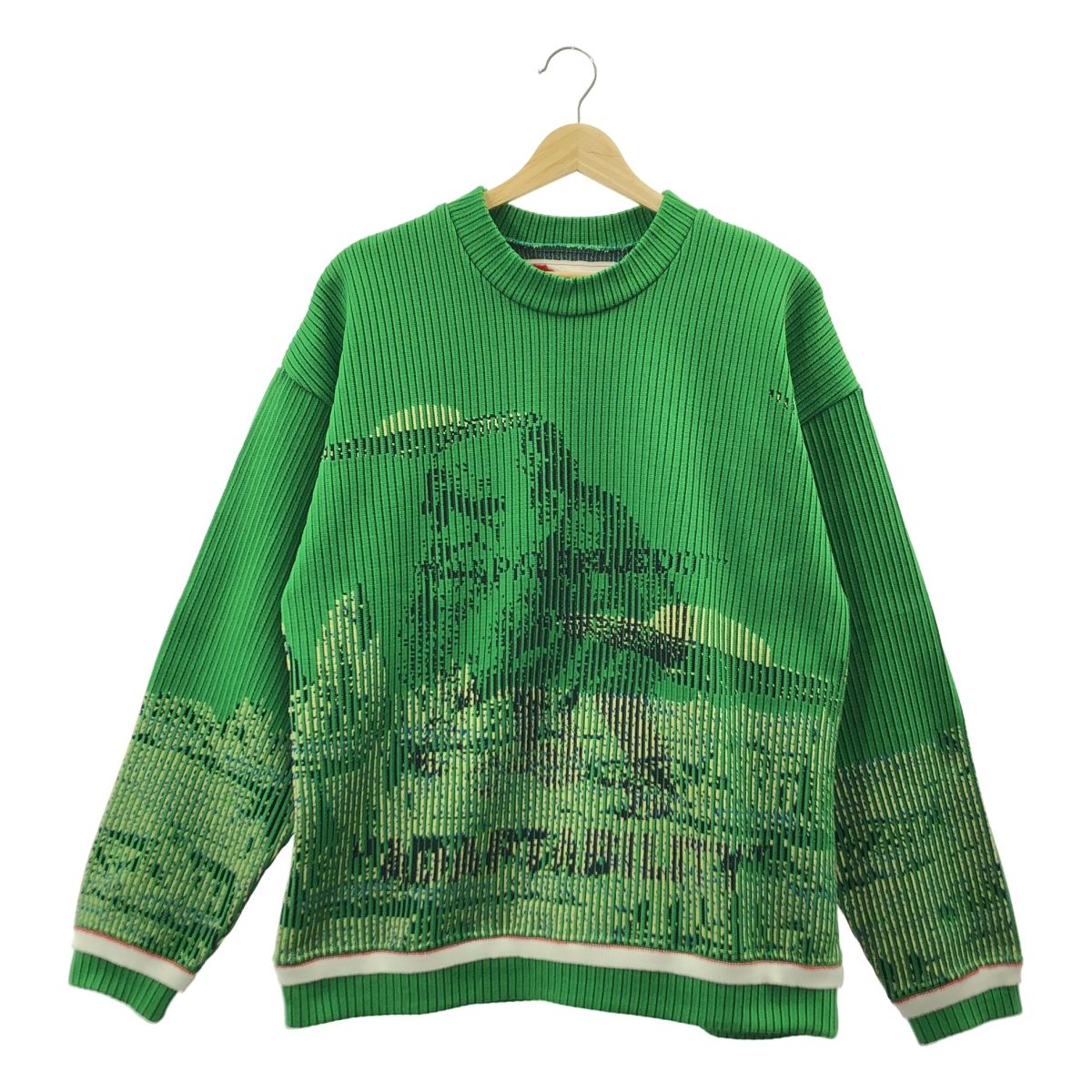 SEVESKIG」 長袖シャツ SMALL グリーン メンズ 長袖シャツ CHEMISE 