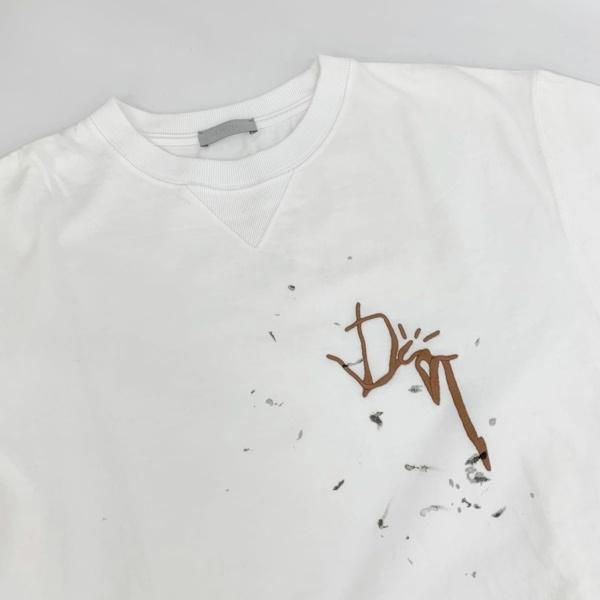 DIOR 22AW ロゴ刺繍Tシャツ
