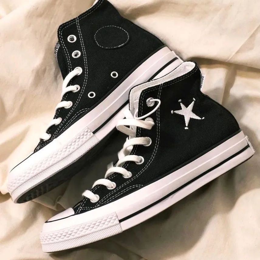 新品】STUSSY x CONVERSE ALL STAR 70 HI BLACK CHUCK TAYLOR
