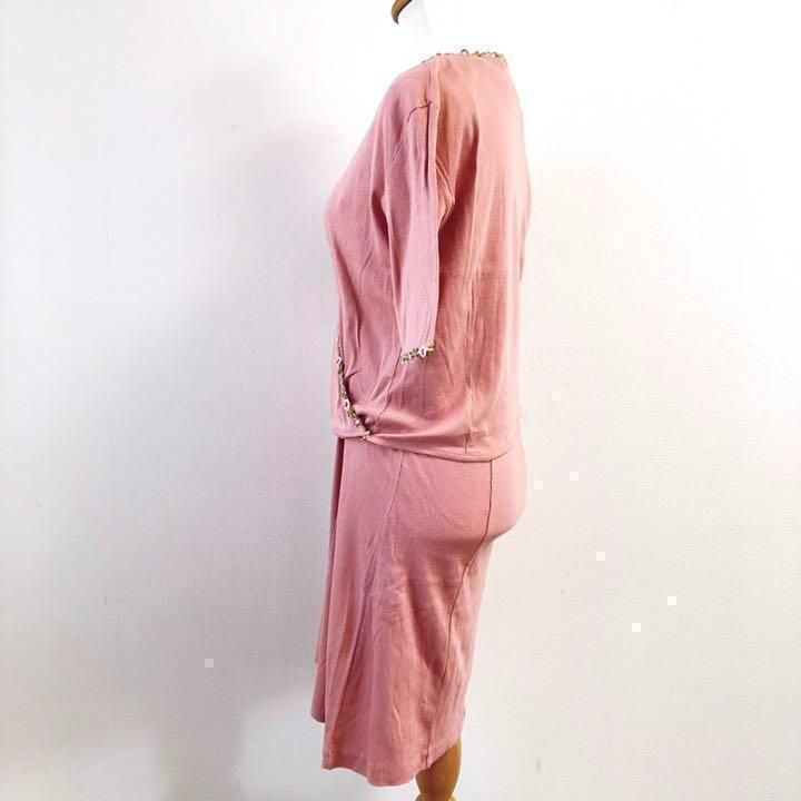ピンクハウス刺繍ロングワンピース 極美品】pink house ピンクハウス セットアップ ロングワンピース刺繍
