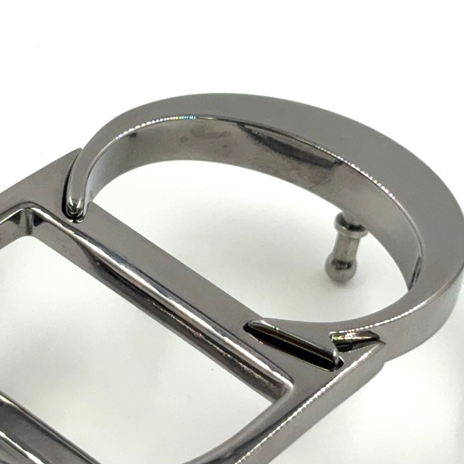 未使用 CHRISTIANDIOR ディオール　ベルト　リバーシブル　CD Christian Dior クリスチャンディオール CDバックル グレインカーフ