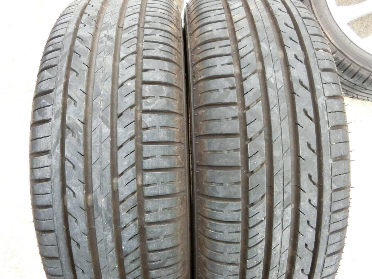 【送料込み】ダイハツ　純正ホイール・タイヤセット４本　165/55r15 736] ダイハツ純正 15インチ アルミホイール 4穴 4本セット 15×4.5J+45