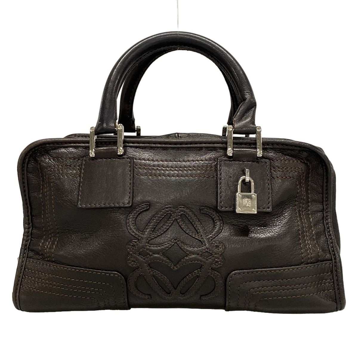 LOEWE(ロエベ) ハンドバッグ - ダークブラウン レザー