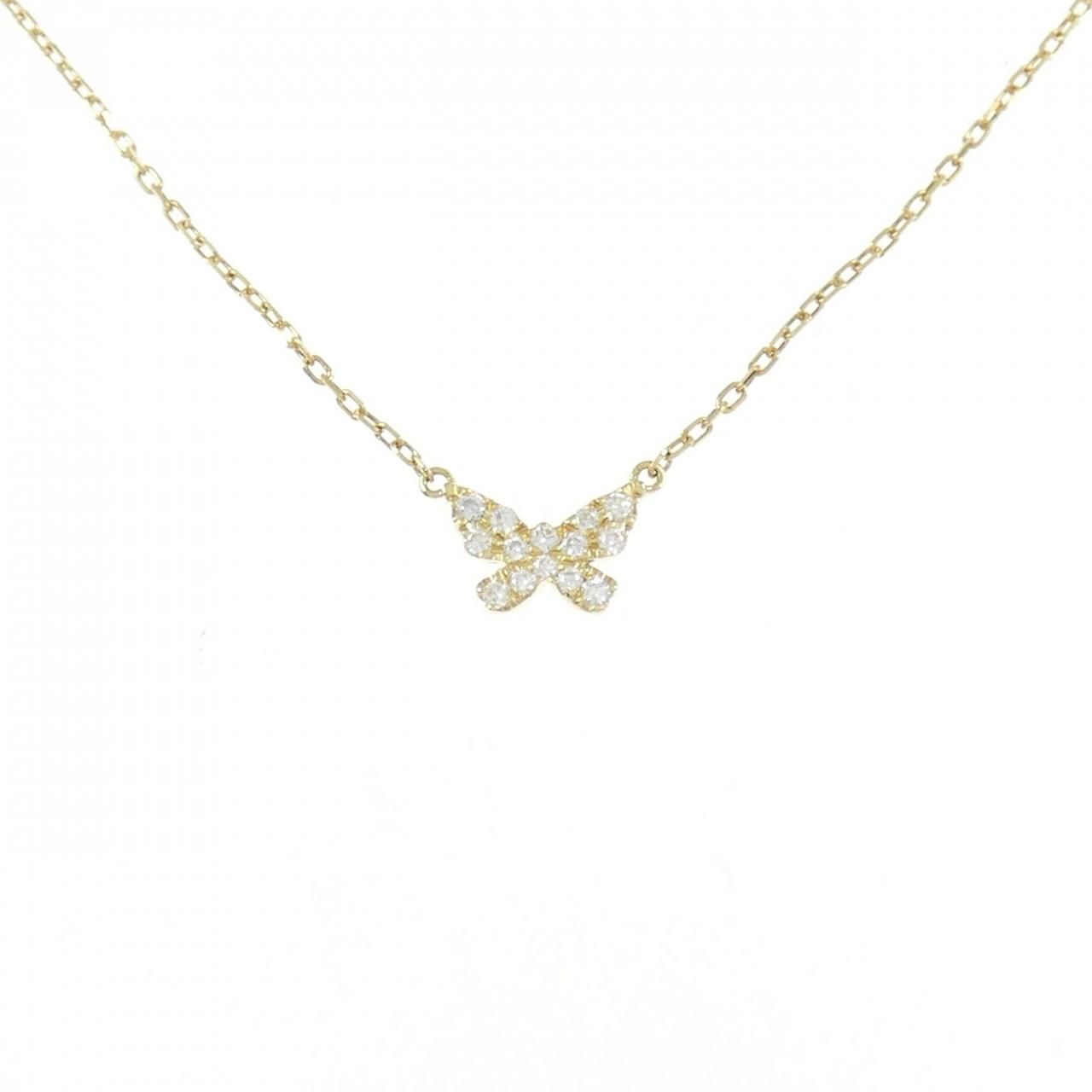 アーカー バタフライ ネックレス 0.06CT