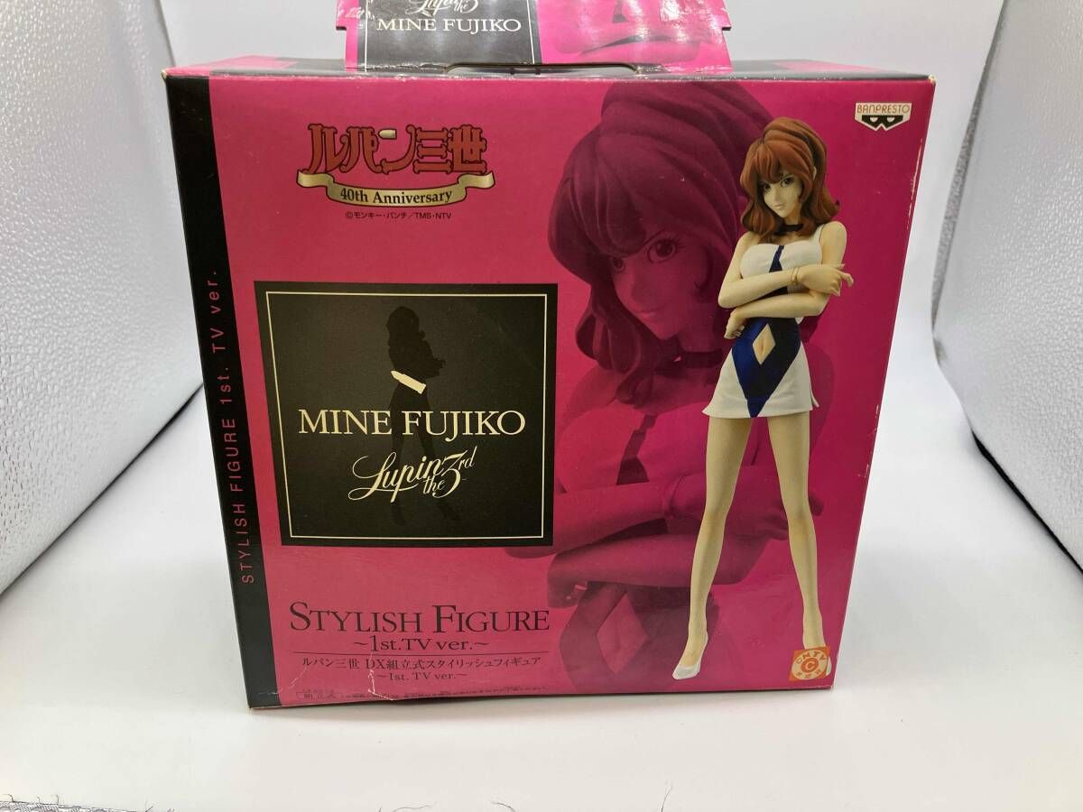 【貴重・未開梱】ルパン三世DX組立式スタイリッシュフィギュア「峰不二子」おまけ付 箱汚れ、キズ、 未開封品 バンプレスト 峰不二子 ルパン三世 DX