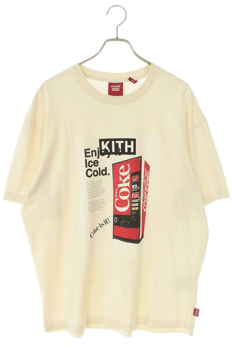 キス ×コカコーラ ICE COLD VINTAGE TEE ヴィンテージ加工Tシャツ