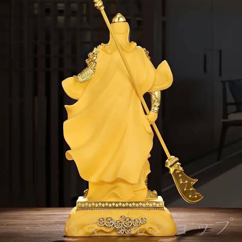 美品・新品未使用】関羽 財神冠宇像 財武神 財 財神 三国志 中国