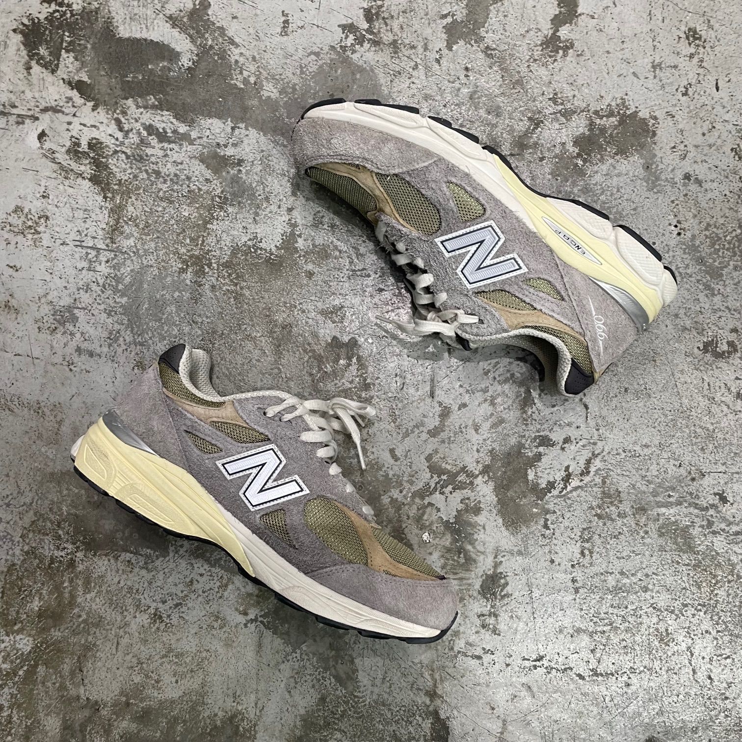 国内正規 New Balance 990V3 Gray スエード スニーカー M990TG3 