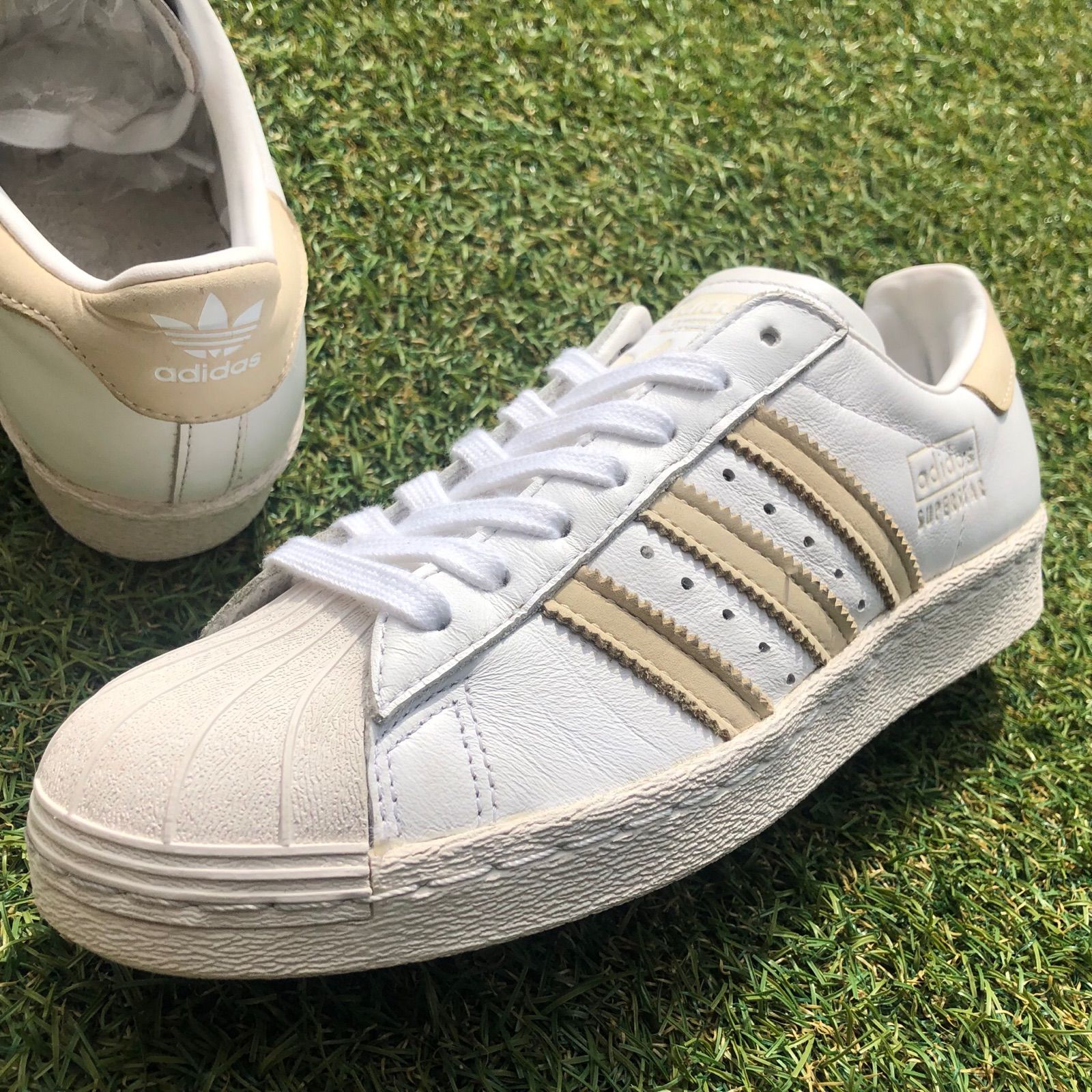 レディース美品23.5 adidas SS80S アディダス スーパースター80s H17