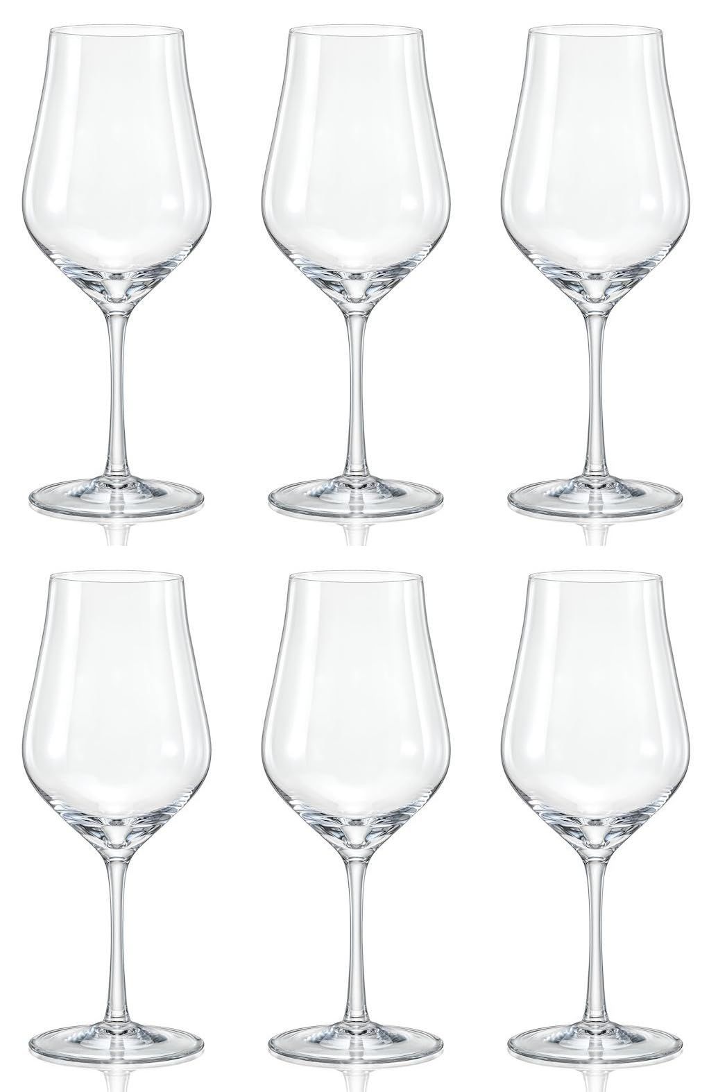 ボヘミアングラス TULIPA ガラス ワイングラス 6個セット 350ml 40894-350-6