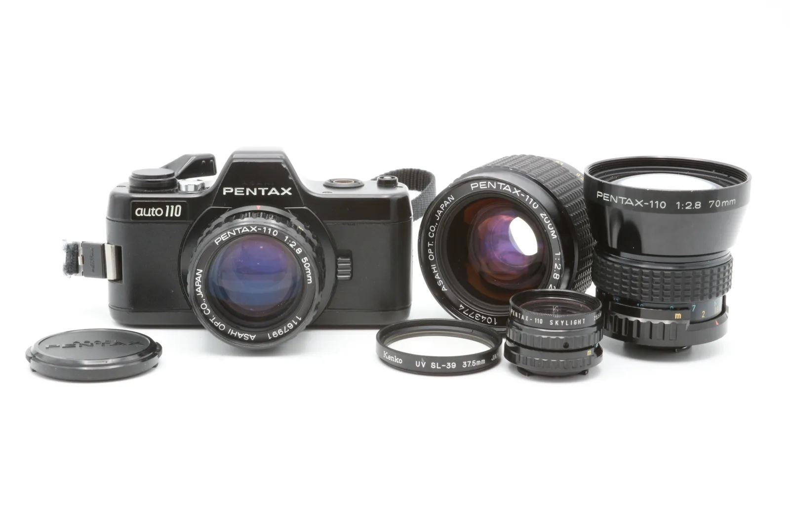 PENTAX　ペンタックスauto110　コンプリートキット　レンズ6個 カメラの八百富｜ペンタックス PENTAX AUTO110 パーフェクト