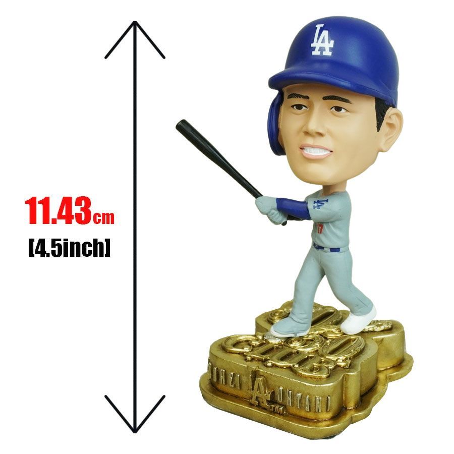 大谷翔平 ボブルヘッド 4.5インチ FOCO MLB MINI BIG HEADS 4.5INCH 50|50CLUB LA DODGERS ロサンゼルス ドジャース メジャー リーグ ベースボールマスコット フィギュア フィギア 公式グッズ