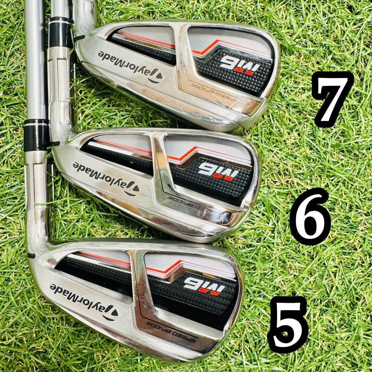 【良品】初心者推奨 テーラーメイド M6 メンズアイアンセット 6本 R 良品】初心者推奨 テーラーメイド M6 メンズアイアンセット 6本