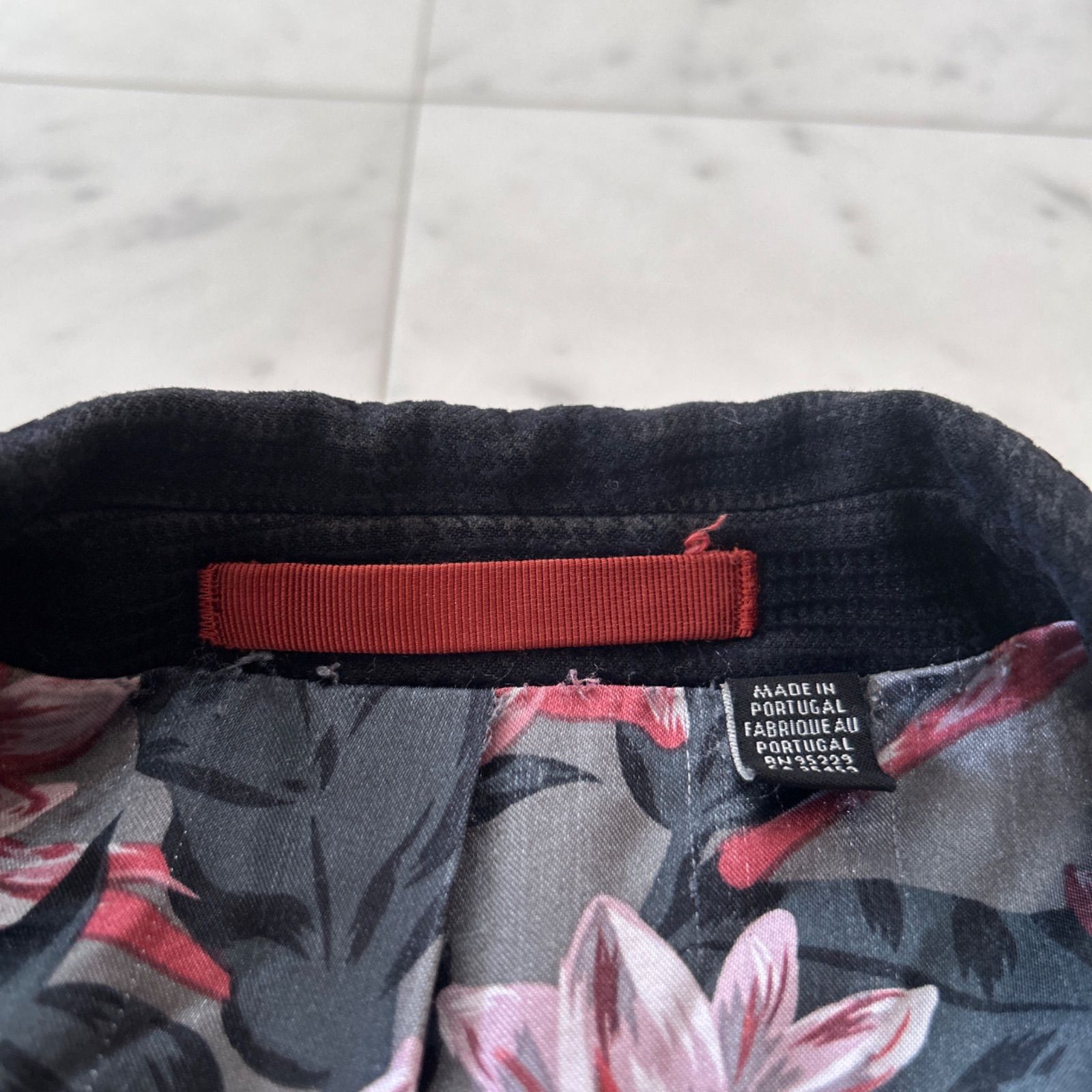 【未使用級】TED BAKER　ベロア テーラード ジャケット TED BAKER テッドベイカー ベロア ベルベット チェック