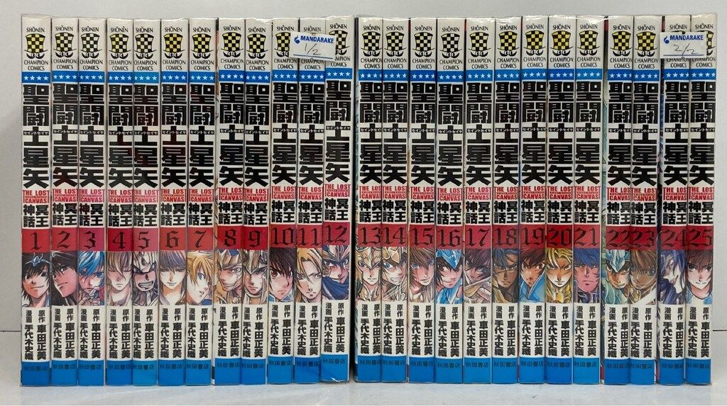 秋田書店 少年チャンピオンコミックス 手代木史織 聖闘士星矢THE LOST CANVAS冥王神話 全25巻 セット
