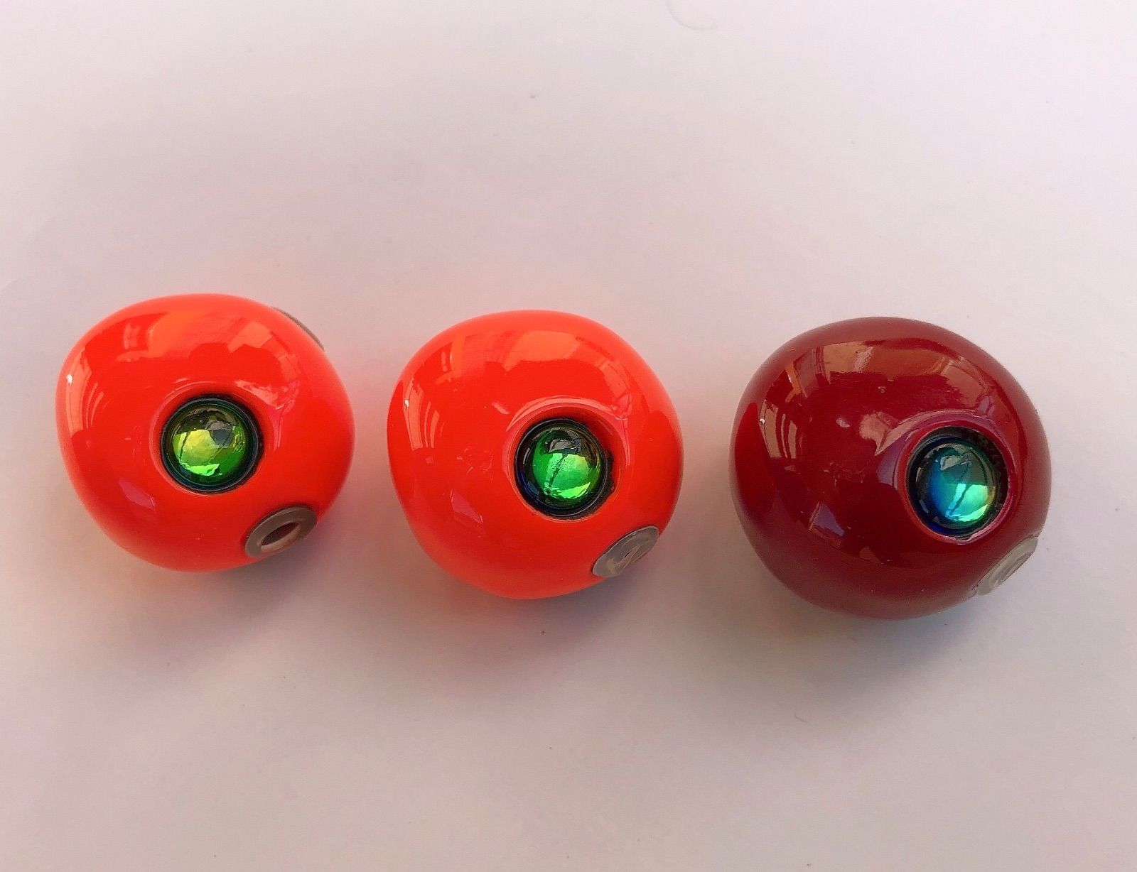 タングステン タイラバ タイラバヘッド 80g 3個:オレンジ2ワイン