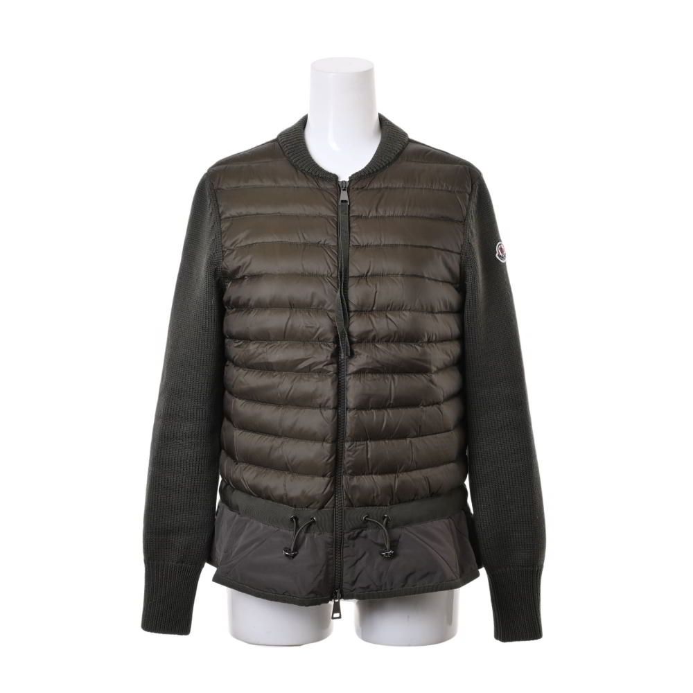 MONCLER MAGLIONE TRICOT CARDIGAN ニット切替 ダウンジャケット