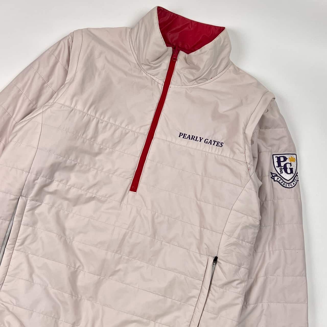 パーリーゲイツ　3way ナイロンジャケット　リバーシブル　ベスト　5サイズ パーリーゲイツ 3way ナイロンジャケット リバーシブル ベスト 5