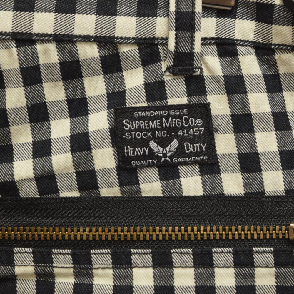 SUPREME 23SS ギンガムチェック フライトパンツ パラシュートパンツ SUPREME (シュプリーム) 23SS Gingham Flight Pant ギンガム