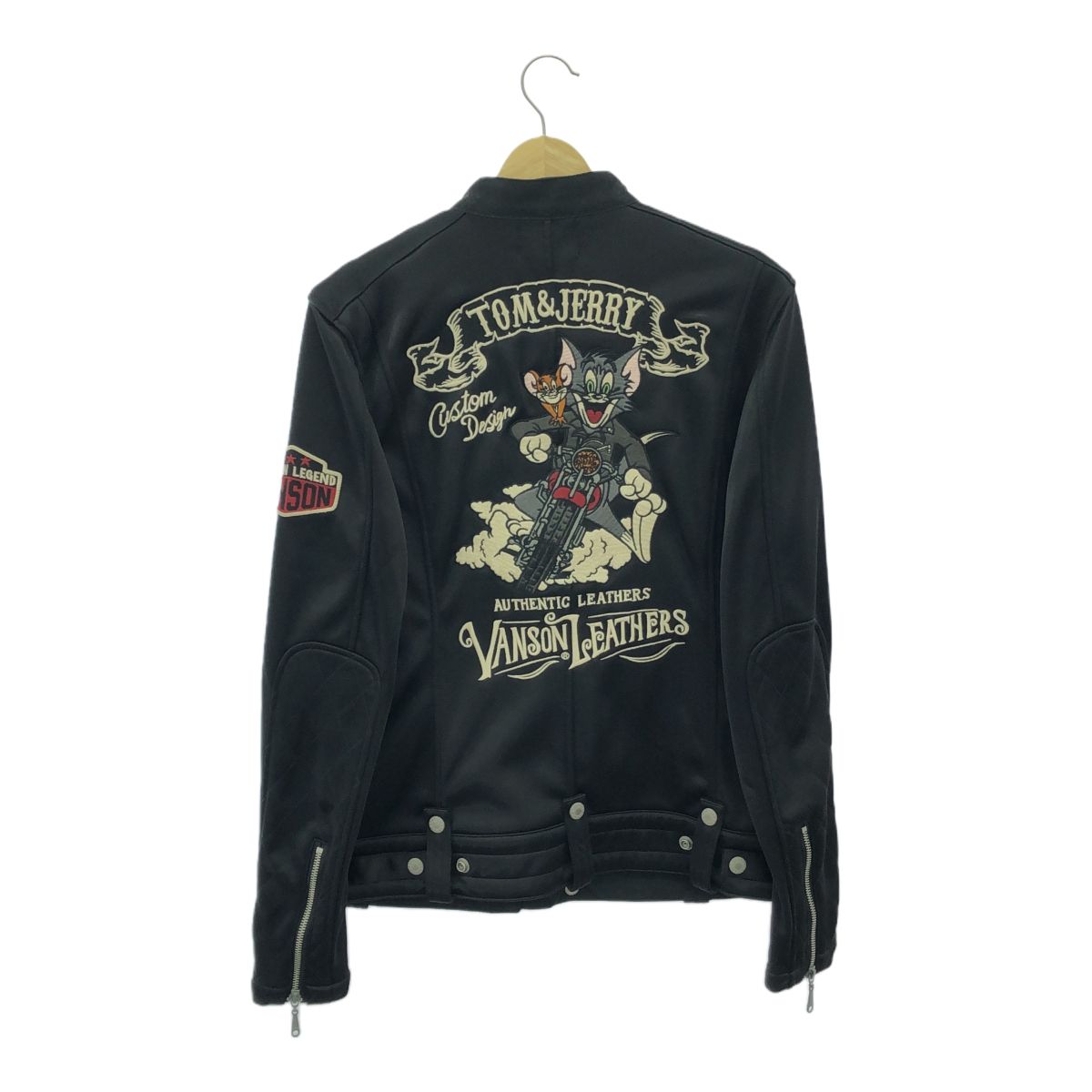 【18％OFF】 バンソン VANSON トムとジェリー シングルライダース ナイロン ジャケット・アウター