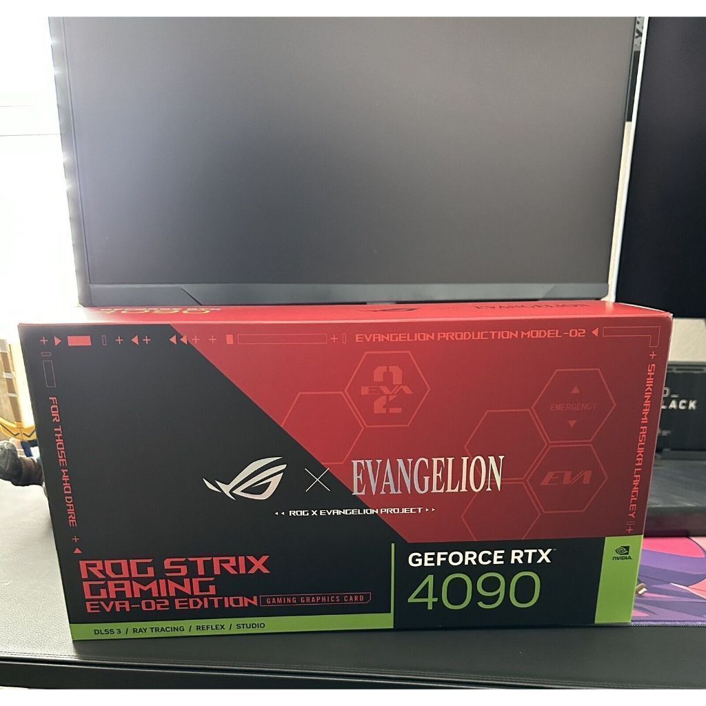 - EVAコラボ ASUS ROG Strix RTX4090 EVA-02 Edition 24GB モデル