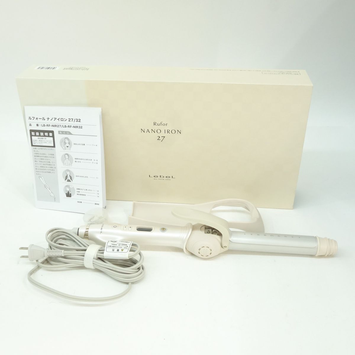 Rufol ルフォール ナノアイロン 27mm LB-RF-NIR27 ヘアアイロン ※