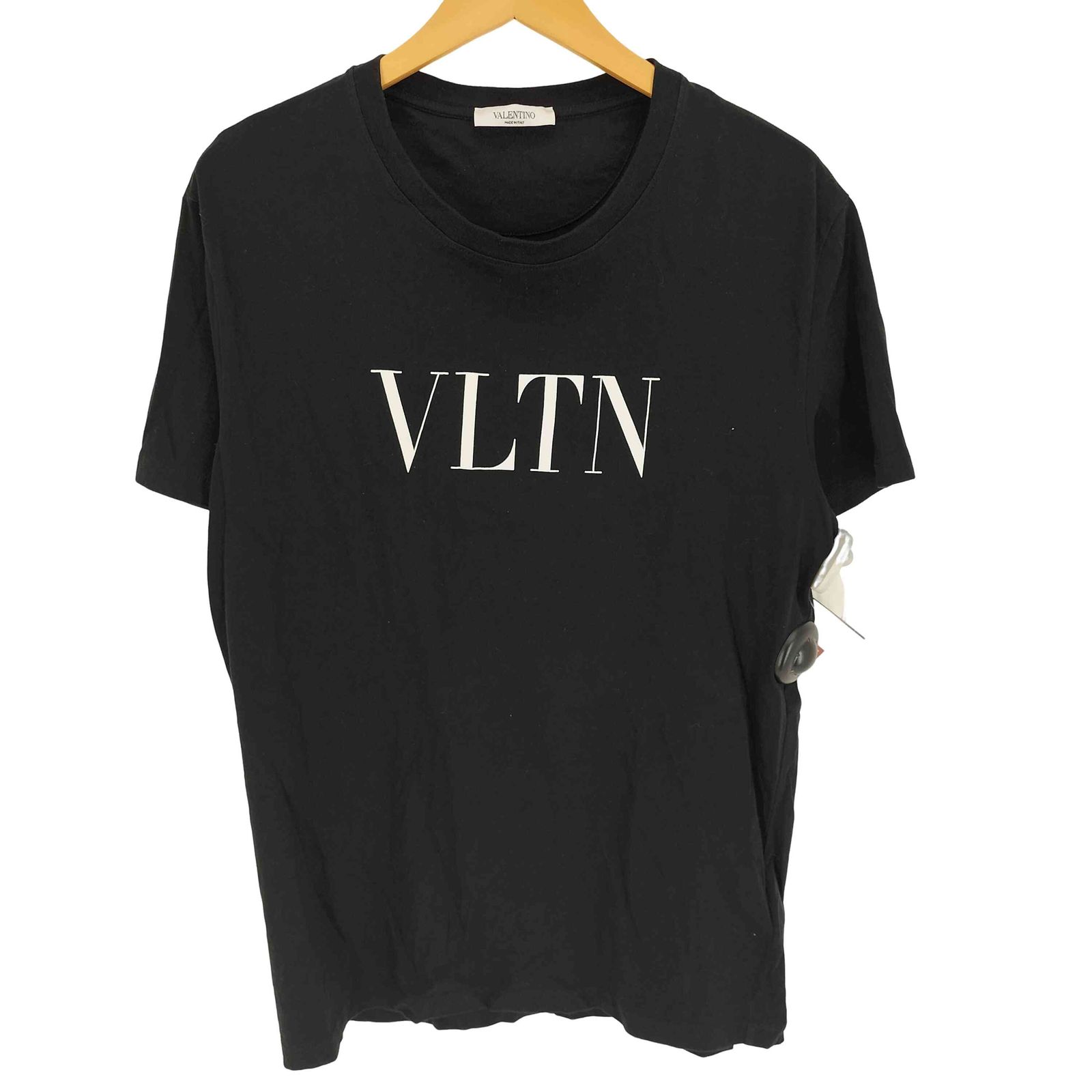 送料無料 通販  イタリア製 20SS Valentino ヴァレンティノ VLTNロゴ T プリント Tシャツ(半袖/袖なし)