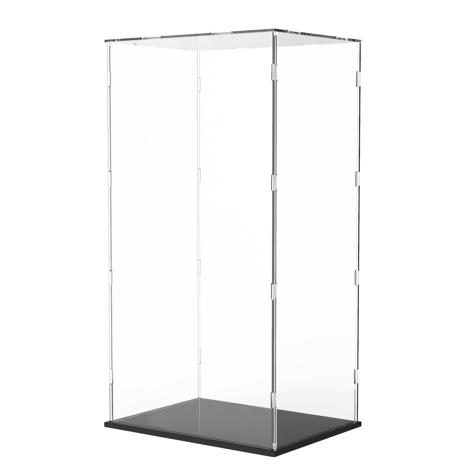 幅40 x 奥行30 x 高さ75cm_ブラック Duvinin ディスプレイケース フィギュアケース コレクションケース アクリル製 1000%bearbrick ベアブリック （幅40 x 奥行30 x 高さ75cm，台座黒）