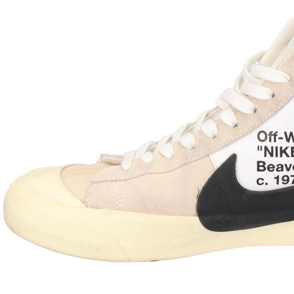 NIKE (ナイキ) ×OFF-WHITE The 10 BLAZER MID AA3832-100 オフ NIKE (ナイキ) ×OFF-WHITE The 10 BLAZER MID AA3832-100 オフ