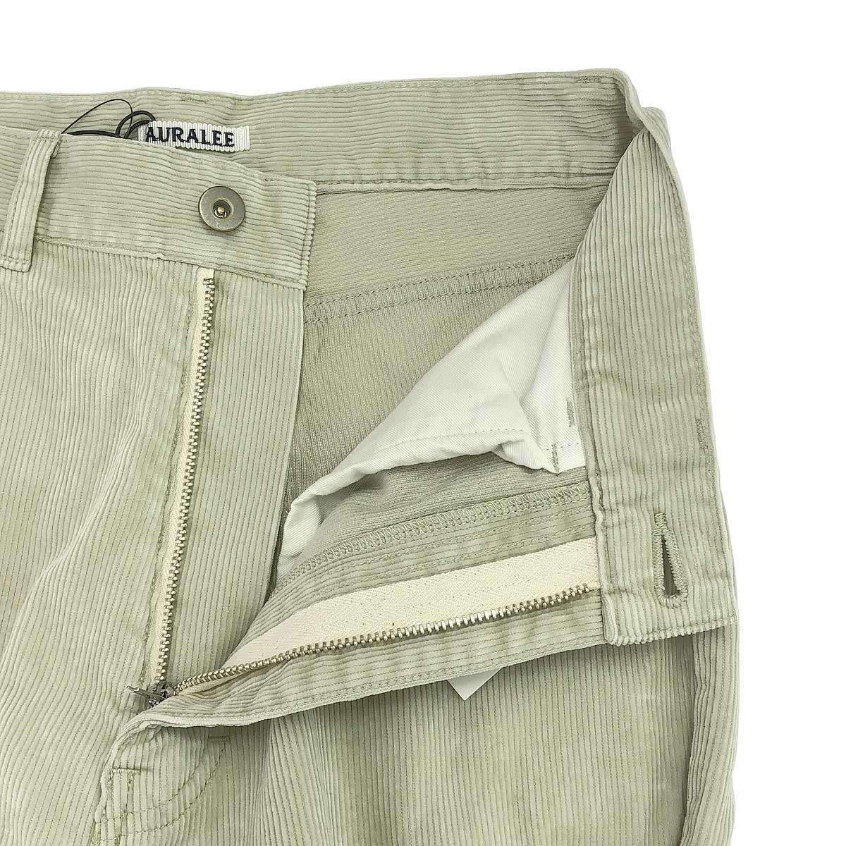 【美品】AURALEE ワイド　コーデュロイパンツ AURALEEオーラリー WASHED CORDUROY WIDE SLACKS コーデュロイ