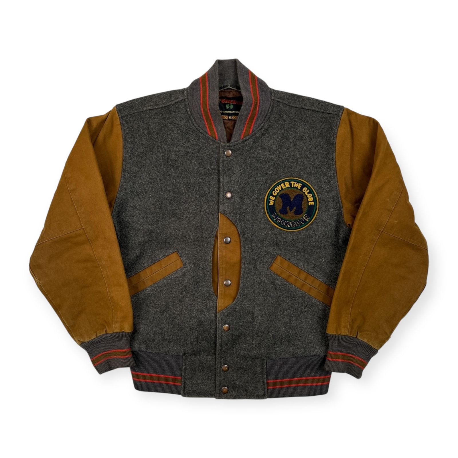 希少 レア McGREGOR マクレガー ビンテージ ダック地 切替 スタジャン