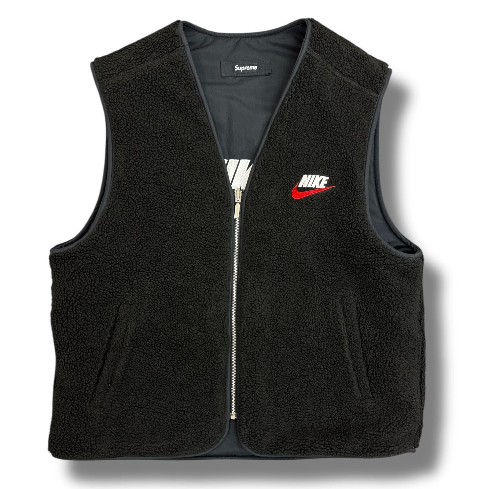 supreme nike ナイロンリバーシブルベスト シュプリーム ナイキ L