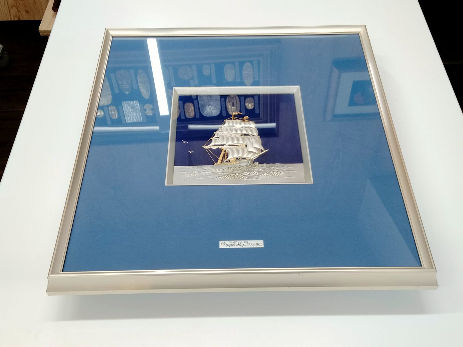 美品 伝統工芸士 逸品】関 武比古 TAKEHIKO SEKI 純銀(SILVER999