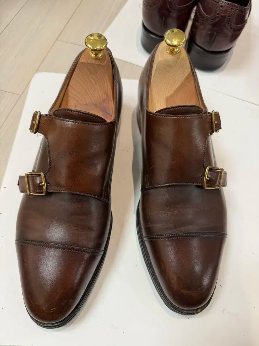 ジョン ロブ ダブルモンク ストラップ uk 7 ウィリアム