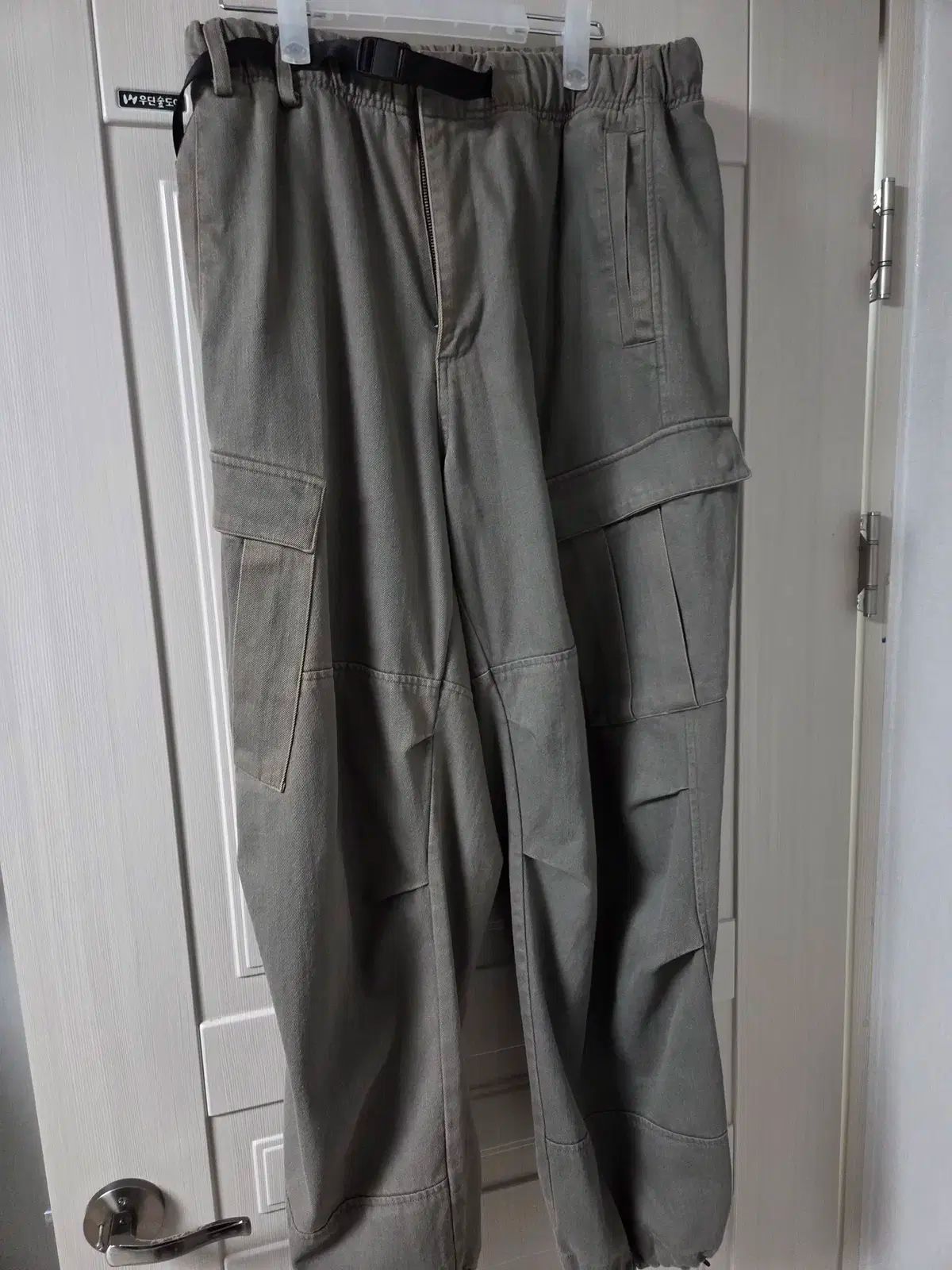 3 Hatchingroom ミルパンツ ウォッシュド オリーブ