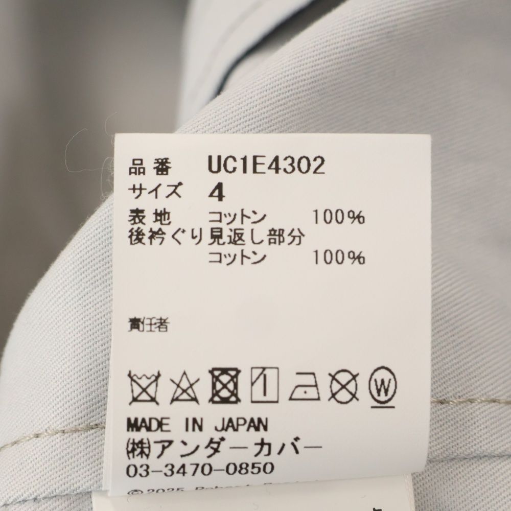 UNDERCOVER (アンダーカバー) 25SS 総柄コットンギャバショートコート