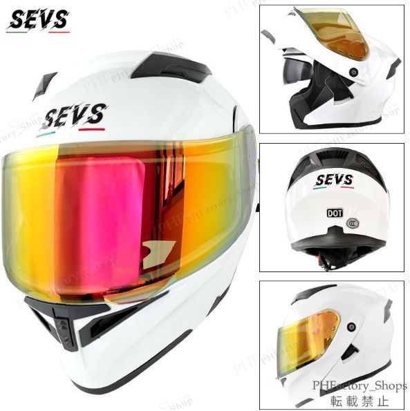 送料無料 システムヘルメット バイクヘルメット フリップアップヘルメット フルフェイスヘルメット 男女通用 ダブルシールド ジェットヘルメット DOT認定 耐衝撃性 ホワイト A42 FFCRYSTALESIA_COM