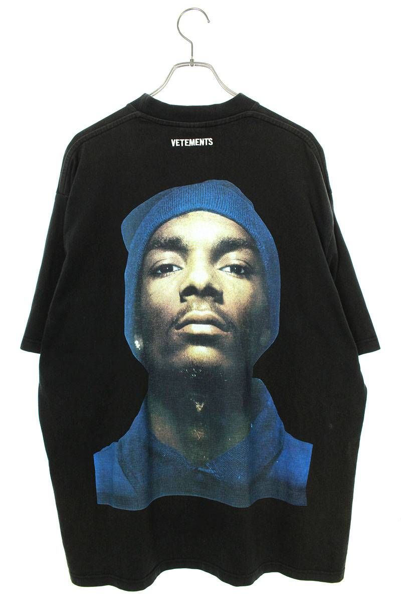 ヴェトモン  16AW  Snoop Dogg スヌープドッグバックプリントTシャツ メンズ XS