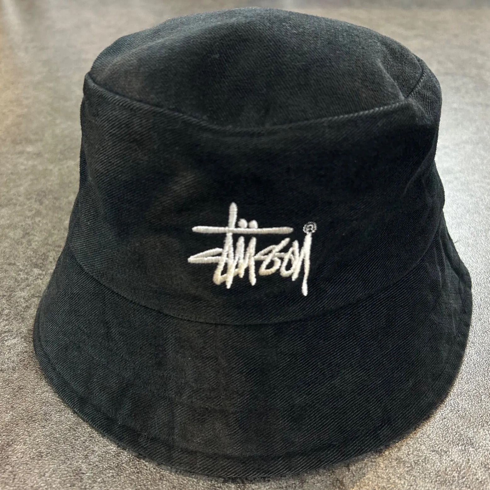 90s STUSSY HATS Shawn Stussy Logo Embroidery Bucket Hat