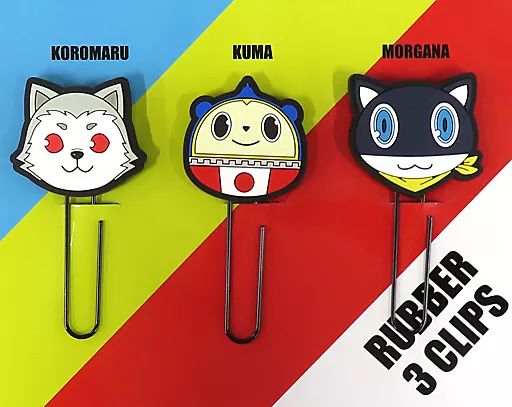 【国内即発送】 中古】雑貨 コロマル＆クマ＆モルガナ クリップ3種セット その他