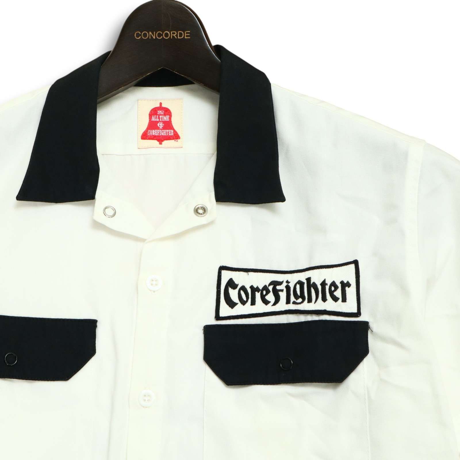トップス Corefighter corefighter コアファイター 春夏 ロゴワッペン☆ 半袖 ワーク
