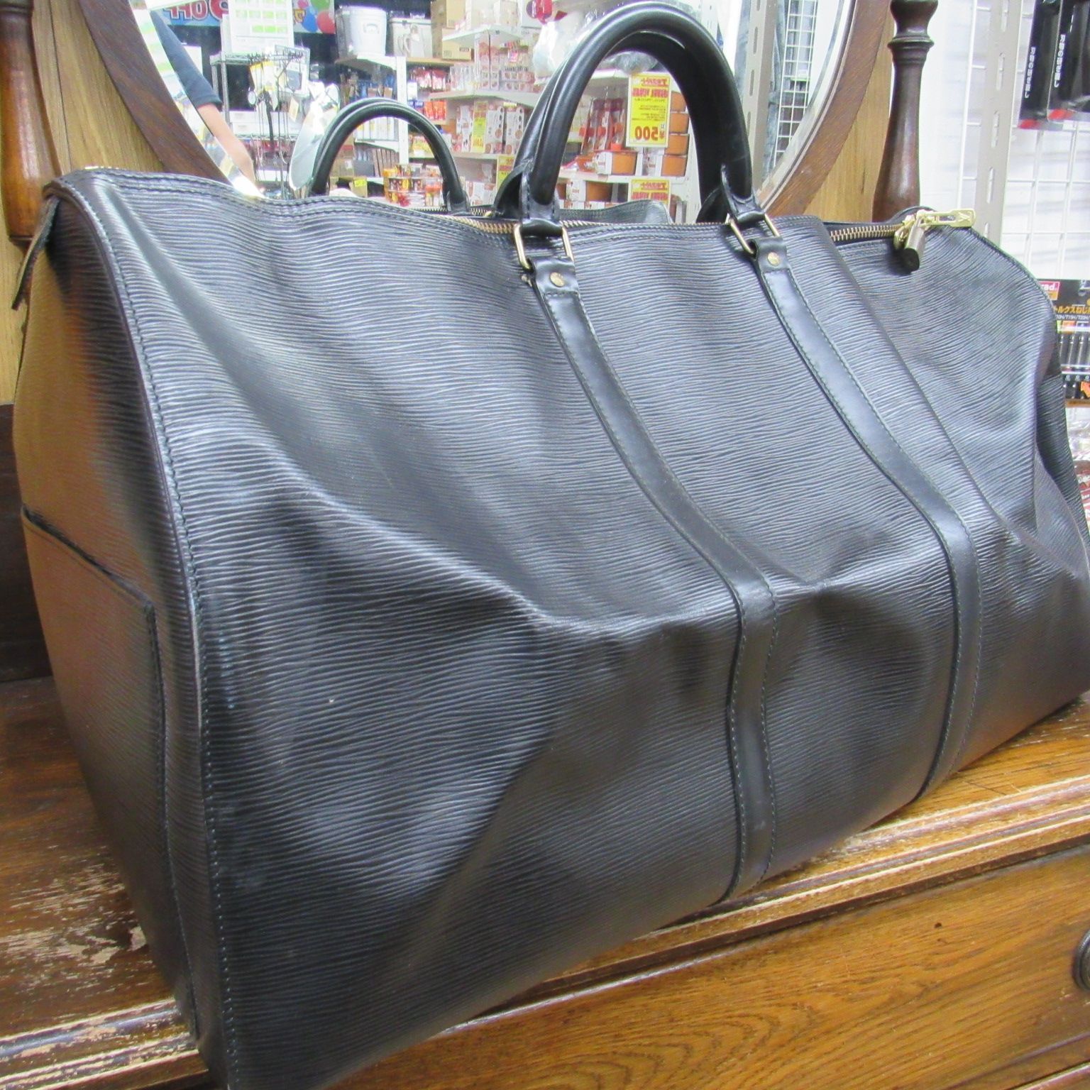 LOUIS VUITTON キーポル60 エピ　ノワール 楽天市場】【バッグ】LOUIS VUITTON ルイ ヴィトン エピ キーポル60