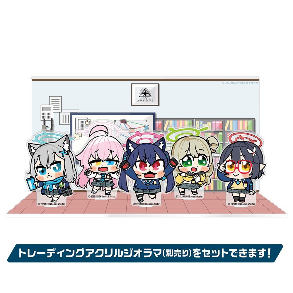 ブルーアーカイブ ブルアカ アクリルジオラマ POP UP SHOP