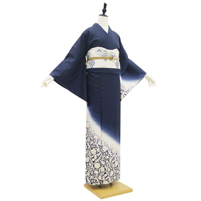 新古品】 本場大島紬 訪問着 着物 未使用 正絹 袷 大島紬 染大島 創作